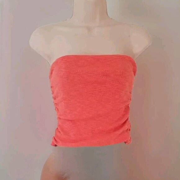 NEW FREE PEOPLE BOULEVARD BELLA ROSA LINED TUBE TOP SZ LARGE - Picture 2 of 7